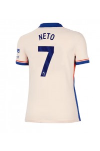 Chelsea Pedro Neto #7 Voetbaltruitje Uit tenue Dames 2024-25 Korte Mouw